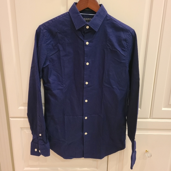 Banana Republic Other - Banana Republic Grant Fit Solid Color Dress Shirt Navy Size S